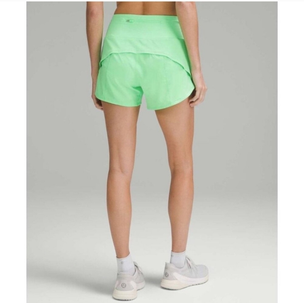Lululemon Speed Up High-Rise Lined Short 4" Pistachio Size 12